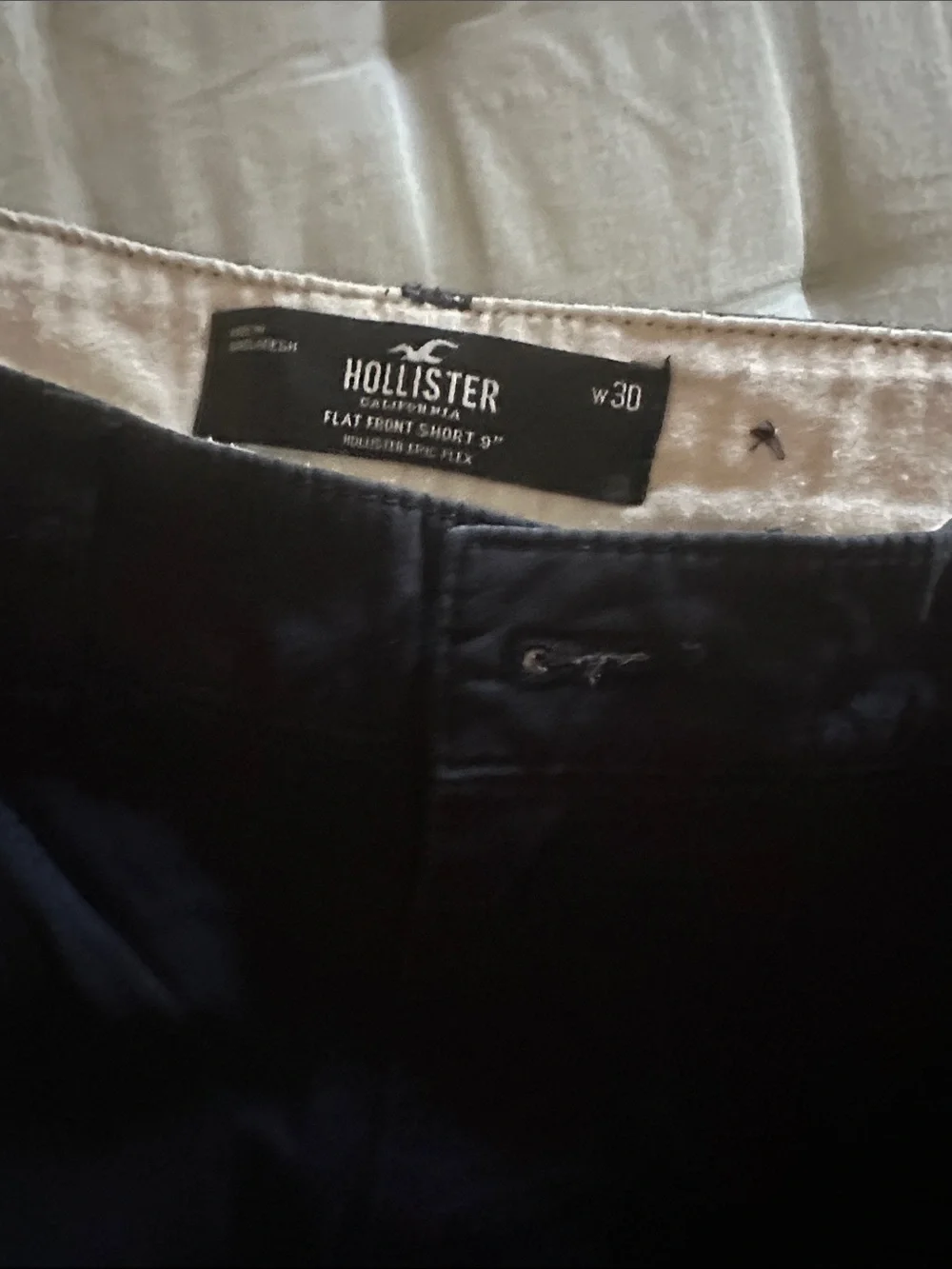 Hollister Men's navy  Chino Shorts